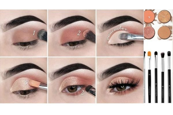 Hướng dẫn các bước trang điểm mắt trong thứ tự trang điểm