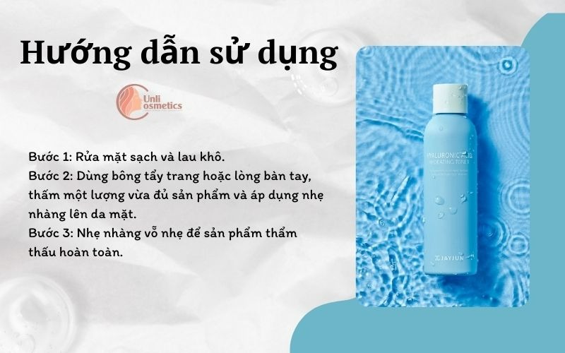 Công dụng Nước hoa hồng JAYJUN Hyaluronic Acid Hydrating Toner